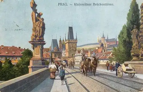 Czech Republic Prague bridge