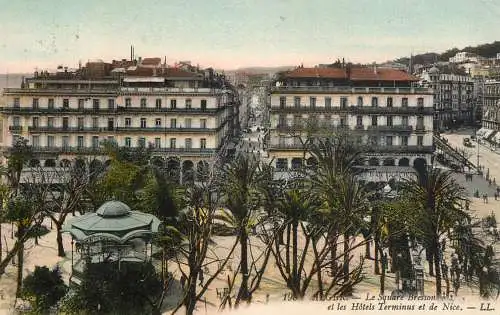 Alger le square bresson Hotel Terminus et de Nice