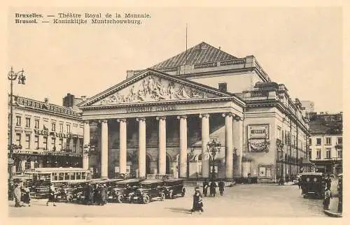 Belgium Brussels theatre royal de la Monnaie