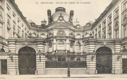 Belgium Brussels palais du Comte de Flandre