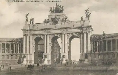 Belgium Brussels les arcades du cinquantenaire