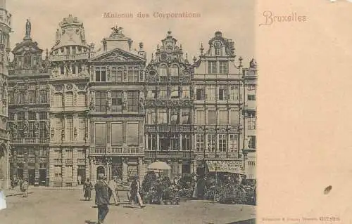 Belgium Brussels maison des corporations