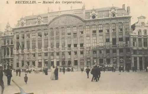 Belgium Brussels maison des corporations