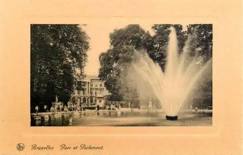 Belgium Brussels parc et Parlement