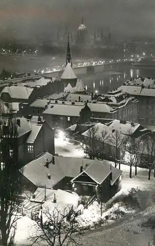 Hungary Budapest esti latkep