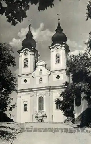 Hungary Tihany apatsagi templom 1958
