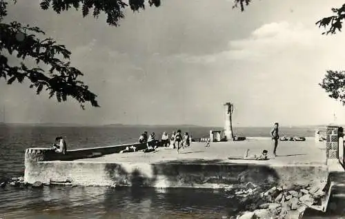 Hungary Balatonlelle strandfurdo 1959