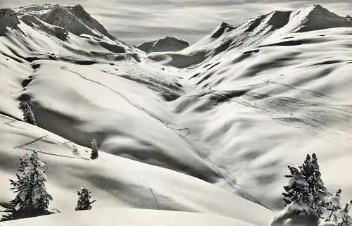 Switzerland Parsenn route Weissfluhjock