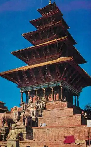 India Nyatapola temple Bhaktapur
