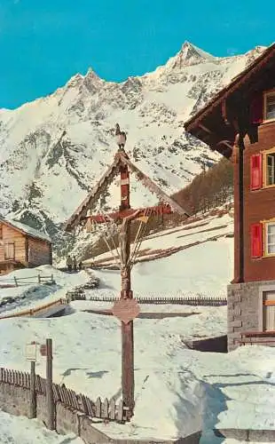 Switzerland Zurich Saas Fee Dom und Sudlenzspitze