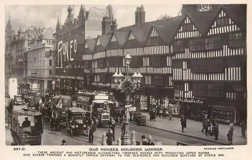 England London Holborn old houses