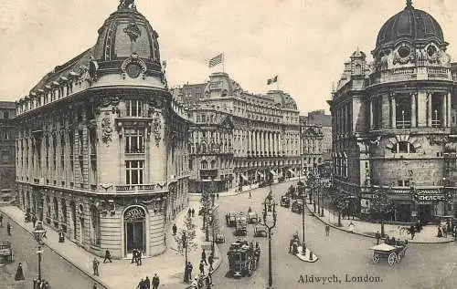 England London Aldwych black & white photo