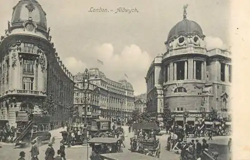 England London Aldwych black and white photo