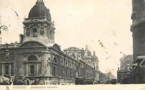 England Smithfield Market London Raphael Tuck & Sons "Town & City"