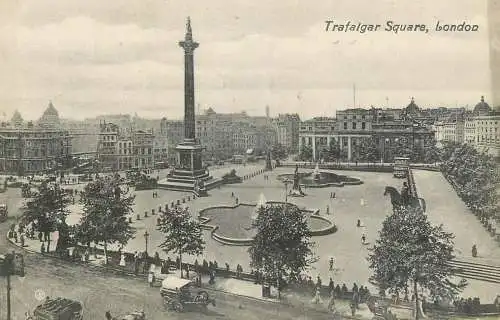 England London Trafalgar Square general view