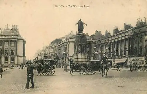 England London Waterloo Place monument