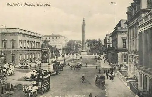 England London Waterloo Place statue