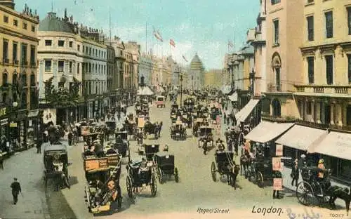 England London Regent Street  view