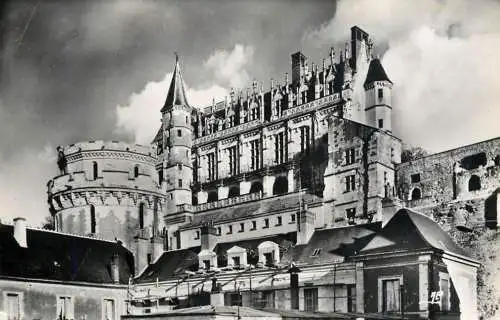 France Amboise I et L chateau et la tour des Minimes