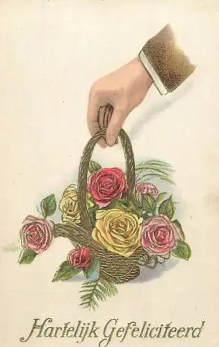 cpa fantaisie gauffré / embossed novelty bonne annee
