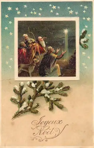 cpa fantaisie gauffré / embossed novelty Christmas