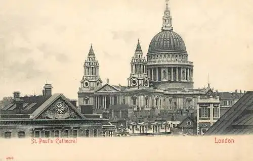 England London St Paul's Cathedral cityscape