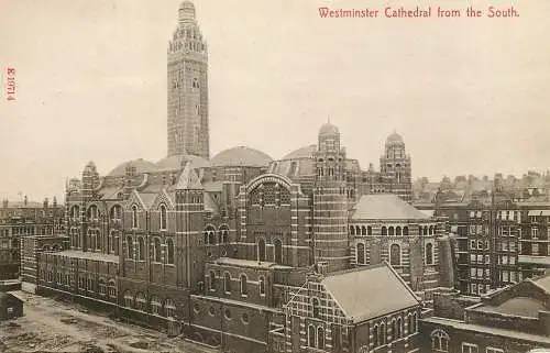 England London Westminster Cathedral southern facade