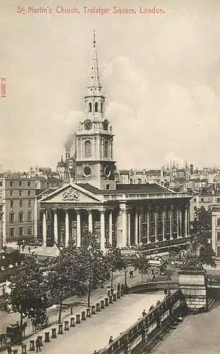 England St Martin's Church Trafalgar Square London