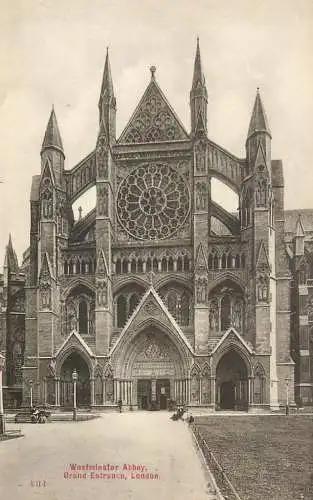 England London Westminster Abbey Grand Entrance
