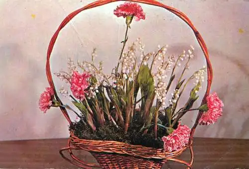 Holiday flower basket Romania