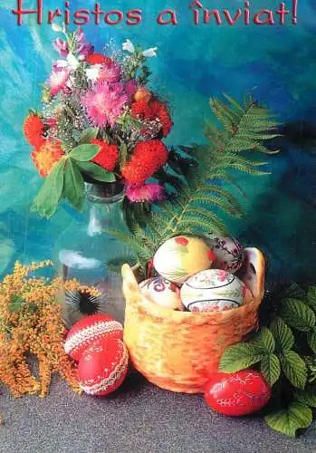 Holiday Easter egg basket Romania