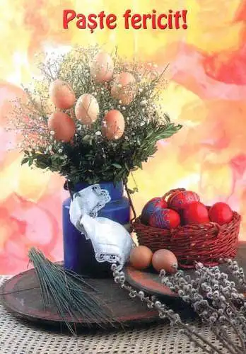 Holiday Easter egg basket Romania