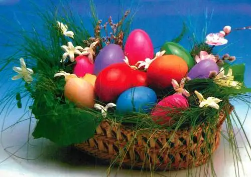 Holiday Easter egg basket Romania