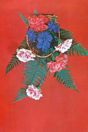 Holiday flower basket Romania