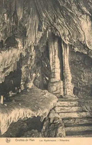 Belgium Grottes de Han les mysterieuses l'Alhambra