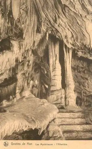 Belgium Grottes de Han les mysterieuses l'Alhambra
