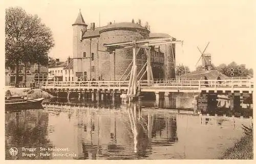 Belgium Brugge porte Sainte Croix