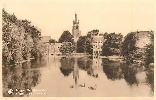 Belgium Brugge le lac d'Amour