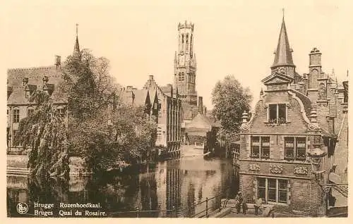 Belgium Brugge quai du Rosaie