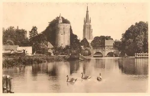 Belgium Brugge le lac d'Amour