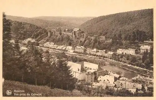 Belgium Bouillon vue prise du Calvaire