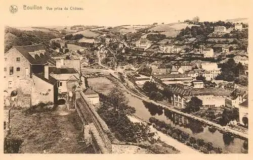 Belgium Bouillon vue prise du chateau
