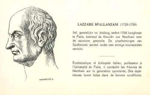 Famous people Lazzaro Spallanzani
