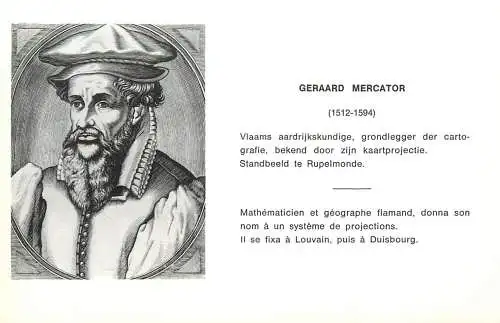 Famous people Geraard Mercator