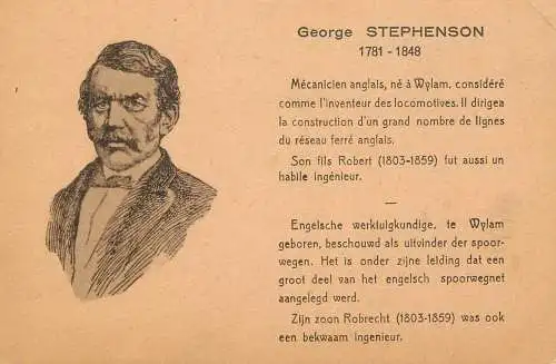 Famous people George Stephenson