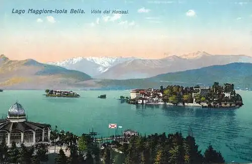 Italy Lago Maggiore isola Bella vista dal Kursaal