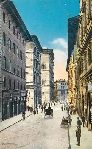 Italy Florence via Strozzi