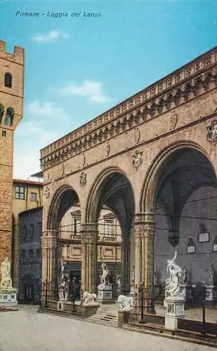 Italy Florence Loggia dei Lanzi