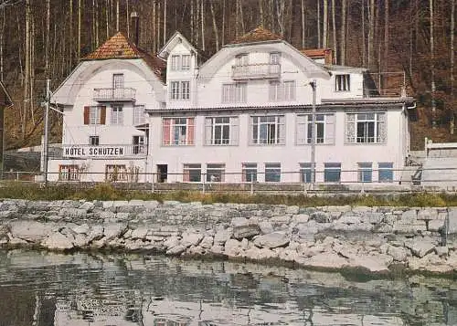 Switzerland hotel restaurant Schutzen Fonduestube 1976
