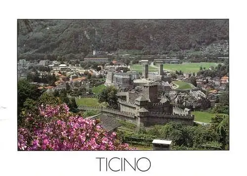 Switzerland Ticino citadel walls